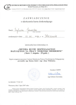 Zaświadczenie